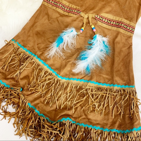 Dream Catcher Cutie Girls Toddler Native American Halloween Costume - Picture 3 of 11